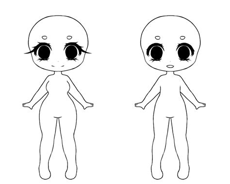 doll body base|chibi doll body base.